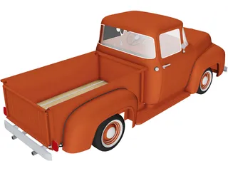 Ford F-100 (1956) 3D Model preview