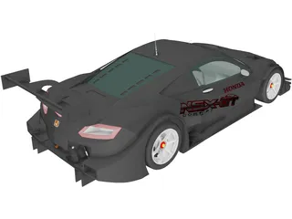 Honda NSX GT (2013) 3D Model preview