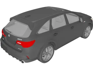 Acura MDX (2019) 3D Model preview