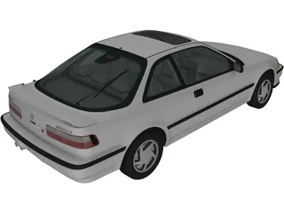 Acura Integra Coupe (1991) 3D Model preview