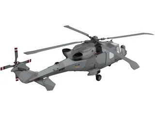 AgustaWestland AW159 Lynx Wildcat 3D Model preview
