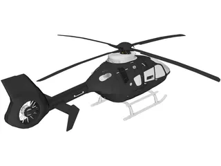 Airbus Helicopters H135 Police 3D Model preview