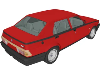 Alfa Romeo 75 (1985) 3D Model preview