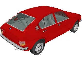 Alfa Romeo Alfasud (1972) 3D Model preview
