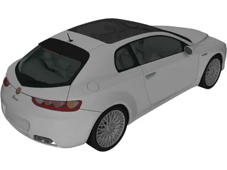 Alfa Romeo Brera (2011) 3D Model preview