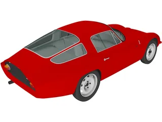 Alfa Romeo Giulia TZ (1963) 3D Model preview