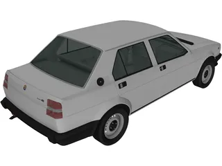 Alfa Romeo Giulietta 116 (1977) 3D Model preview