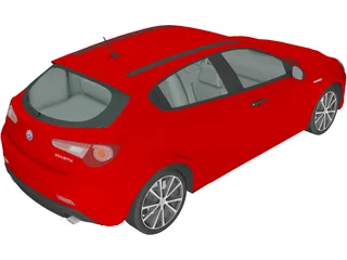 Alfa Romeo Giulietta 940 (2016) 3D Model preview