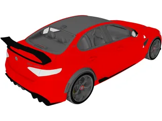 Alfa Romeo Giulia GTA (2021) 3D Model preview