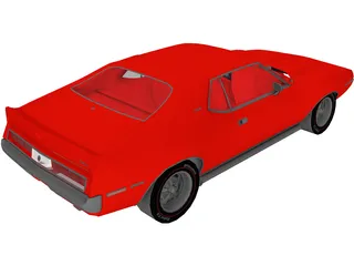 AMC Javelin AMX SST (1973) 3D Model preview