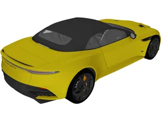 Aston Martin DBS Superleggera Volante (2020) 3D Model preview