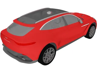 Aston Martin DBX (2021) 3D Model preview