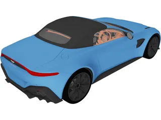 Aston Martin Vantage Roadster (2021) 3D Model preview