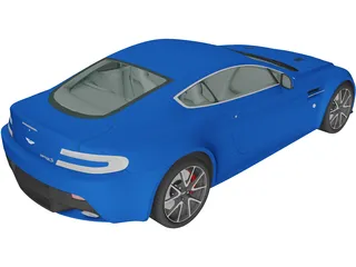 Aston Martin V8 Vantage S (2015) 3D Model preview