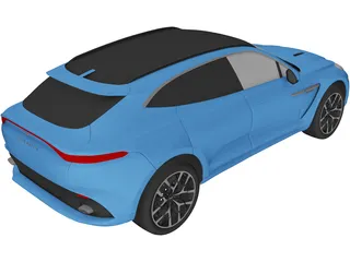 Aston Martin DBX (2022) 3D Model preview
