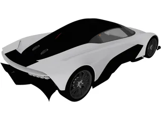 Aston Martin Valhalla (2020) 3D Model preview