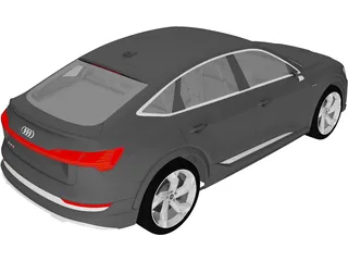 Audi e-tron S Sportback (2021) 3D Model preview
