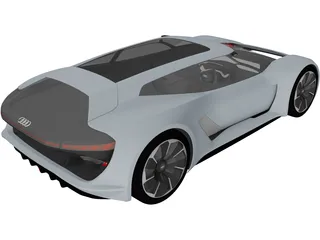 Audi PB 18 e-tron (2018) 3D Model preview