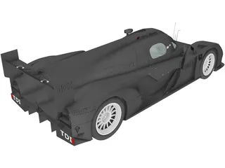 Audi R18 TDI (2011) 3D Model preview
