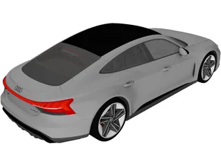 Audi RS e-tron GT (2022) 3D Model preview