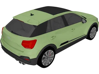 Audi SQ2 (2021) 3D Model preview