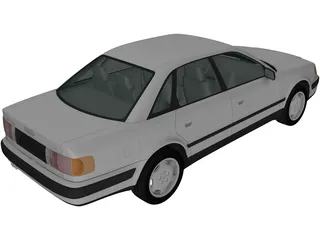 Audi 100 Sedan (1991) 3D Model preview