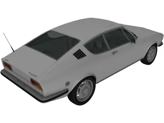 Audi 100 Coupe S (1970) 3D Model preview