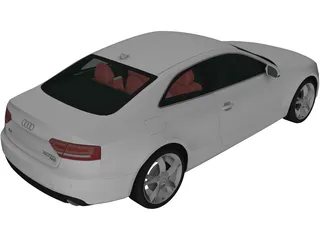 Audi A5 Coupe (2010) 3D Model preview