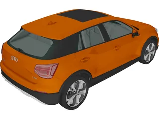 Audi Q2 (2020) 3D Model preview