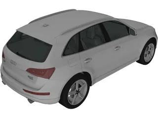Audi Q5 (2009) 3D Model preview