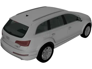Audi Q7 (2010) 3D Model preview