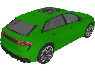 Audi RS Q8 (2020) 3D Model preview
