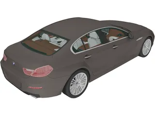 BMW 6-Series Gran Coupe [F06] (2012) 3D Model preview