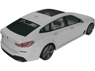 BMW 6-Series Gran Turismo M Sport (2017) 3D Model preview