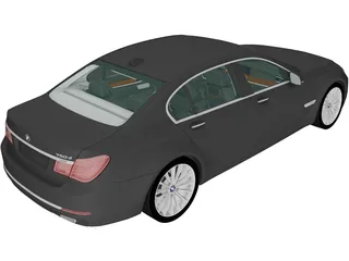 BMW 7-Series [F02] (2013) 3D Model preview