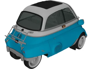 BMW Isetta 300 (1956) 3D Model preview