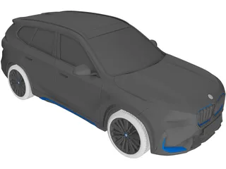 BMW iX1 (2022) 3D Model preview