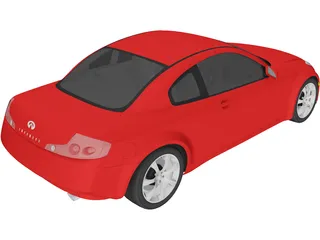 Infiniti G35 Coupe 3D Model preview