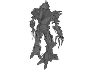 Transformers Movie Megatron 3D Model preview