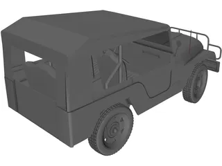 Jeep Willys CJ5 3D Model preview