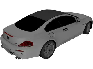 BMW M6 3D Model preview