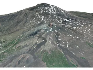 Mount Etna 3D Model preview