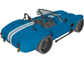 Shelby Cobra GT 3D Model preview