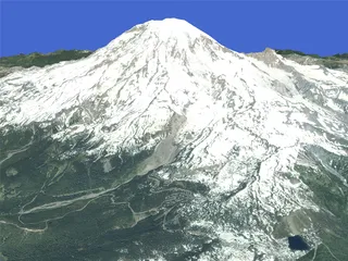 Mount Rainier 3D Model preview
