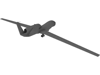 Northrop Grumman RQ-4 Global Hawk 3D Model preview