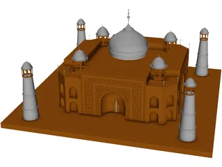 Taj Mahal 3D Model preview