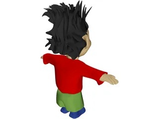 Boy 3D Model preview
