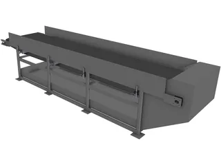 Conveyor Belt 5m 3D Model preview