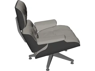 Leather Seat 3D Model preview
