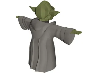 Star Wars Yoda 3D Model preview